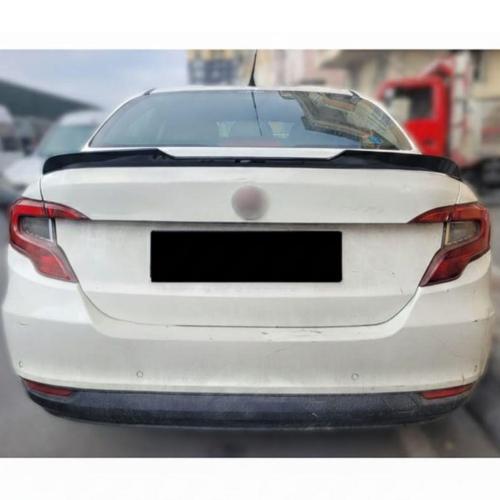 Fiat Egea Sedan Bagaj Üstü Yarasa Spoiler Piano Black (ithal)