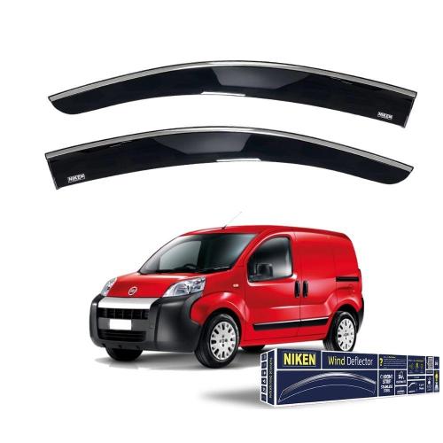 Fiat Fiorino Uyumlu Krom Çıtalı Cam Rüzgarlığı 2008- (2 li)