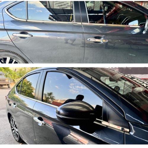 Honda City uyumlu Krom Cam Alt Çıtası 2021- (8 Parça)