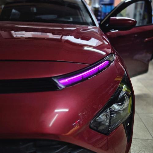 Hyundai Bayon Gündüz Farı Sticker Seti Mor 2021-2024