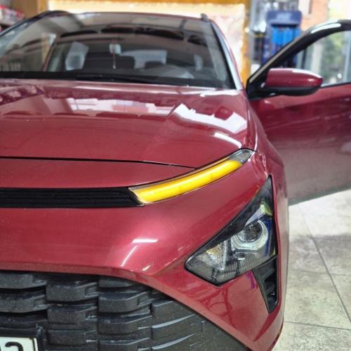 Hyundai Bayon Gündüz Farı Sticker Seti Turuncu 2021-2024