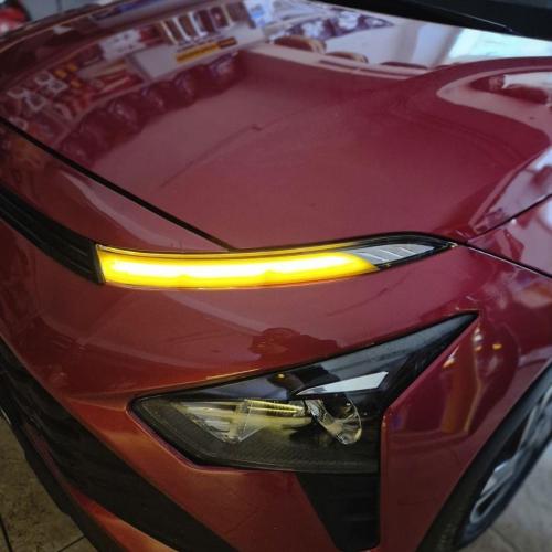 Hyundai Bayon Gündüz Farı Sticker Seti Turuncu 2021-2024