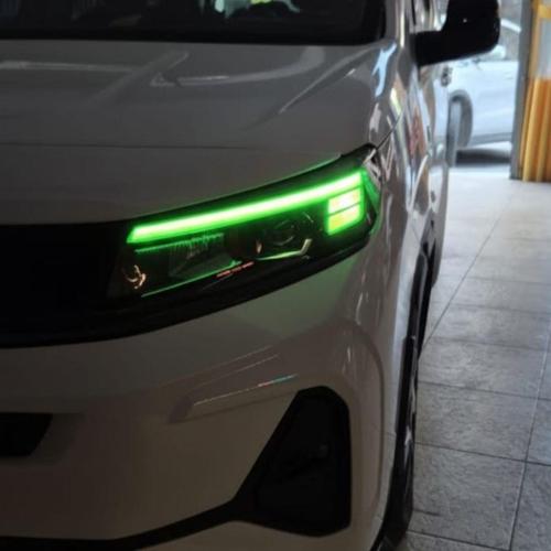 Opel Combo Gündüz Farı Sticker Seti Yeşil 2024-