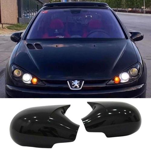 Peugeot 206 Batman Yarasa Ayna Kapağı Piano Black 1998-2012