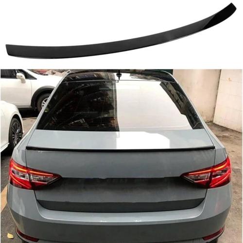 Skoda SuberB Bagaj Üstü Piano Black Spoiler 2015-2019 (İthal)