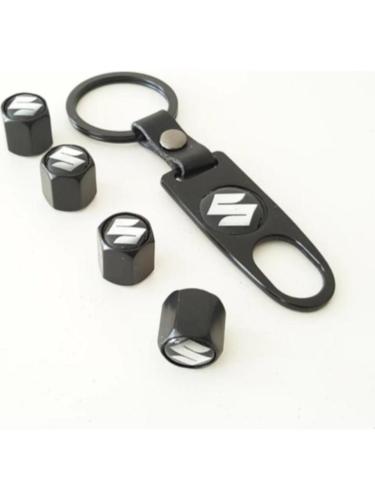 Suzuki Metal Sibop Kapağı Anahtarlık Seti (Siyah)