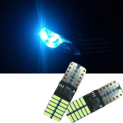 T10 Park Ledi Dipsiz Ampul Mavi 24 Led 12V (2 Adet)